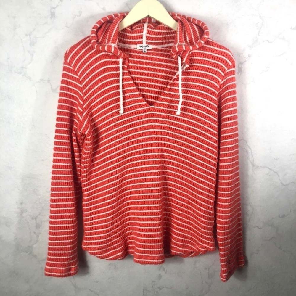 [Splendid] Striped Sweater Hoodie